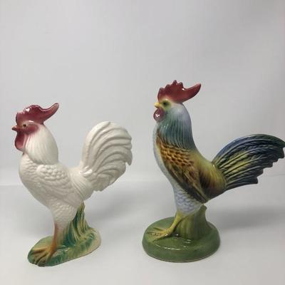 143:  Vintage Ceramic Chickens  