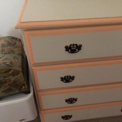 109:  Painted Colonial Dresser