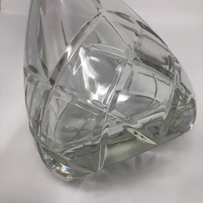 119:  Crystal Decanter with 12 Brandy Glasses 