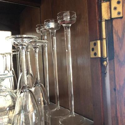 120:   Glass Goblets and Other Nice Glass Pieces