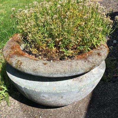 162:  Heavy Cement Planter 