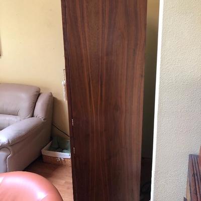 105:  Hand Made Solid Wood Media Hutch