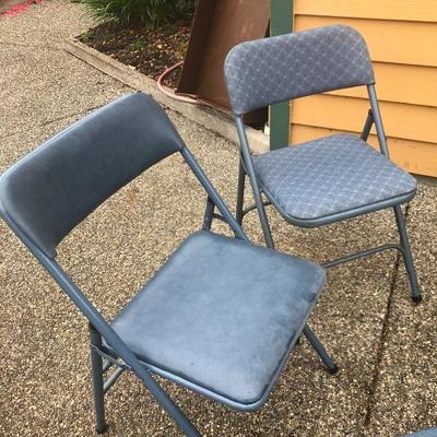 324:  Vintage Card Table and Four Chairs