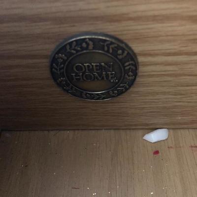 101:  Sears Solid Wood  China Cabinet 
