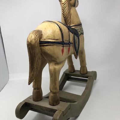 147:   Wooden Rocking Horses 