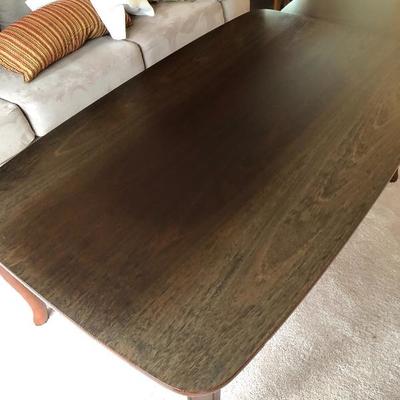 103:  Norwegian Solid Wood Coffee Table and Matching End Table