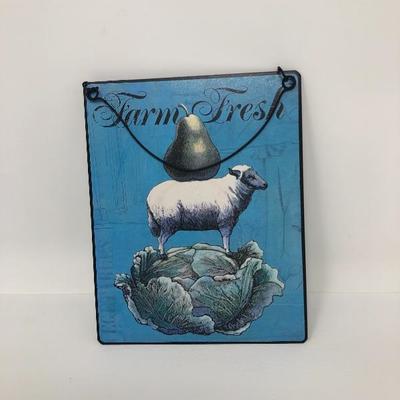 187:  Sheep Cookie Jar, Cow Pottery and Others