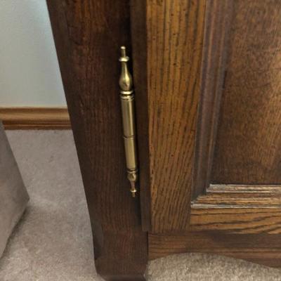 101:  Sears Solid Wood  China Cabinet 
