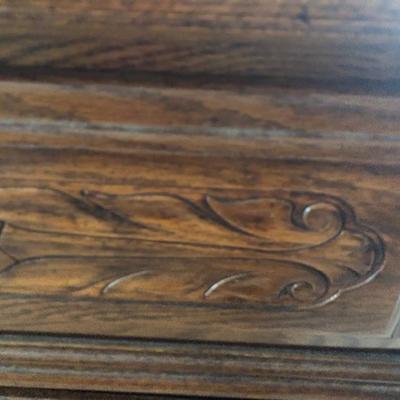 107:  Sumter Colonial Solid Wood Dresser and Hanging Mirror