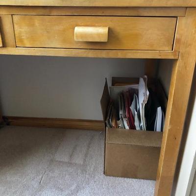 215:   Birch Wood Desk 