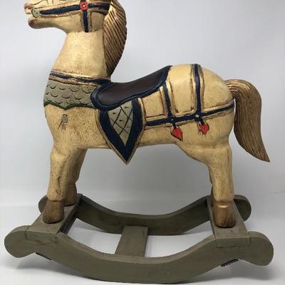 147:   Wooden Rocking Horses 