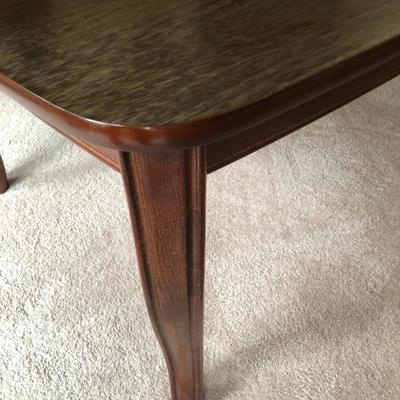 103:  Norwegian Solid Wood Coffee Table and Matching End Table