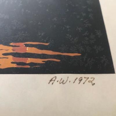 180:  Two Original Screen Prints