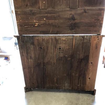 307:  Antique Frederick and Nelson China Display Cabinet