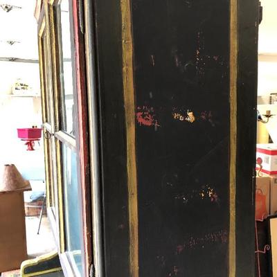307:  Antique Frederick and Nelson China Display Cabinet
