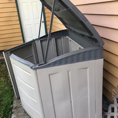 160:  Outdoor Resin Mini Side Shed 