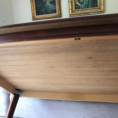 103:  Norwegian Solid Wood Coffee Table and Matching End Table