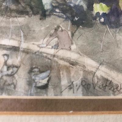 184:  Adrian Rovatkay Original Watercolor Painting