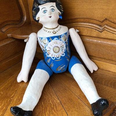 314:   Vintage Mexican Paper Mach'e Doll 