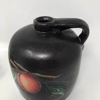 129: Antique Beehive Stoneware Jug and Other Unique Collectibles