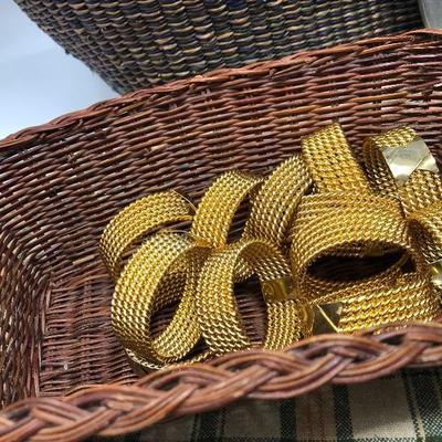 203:  Hand Crafted Basket and More