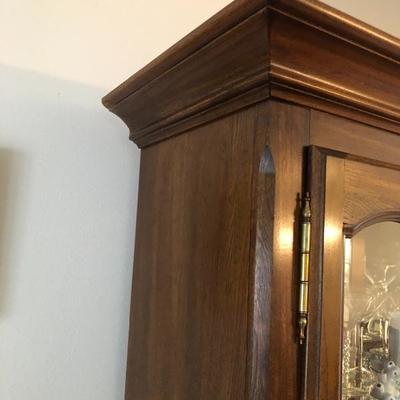 101:  Sears Solid Wood  China Cabinet 
