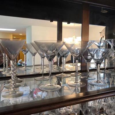 120:   Glass Goblets and Other Nice Glass Pieces