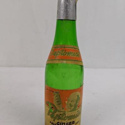 Vintage Peptomist Ginger Ale Bottle 