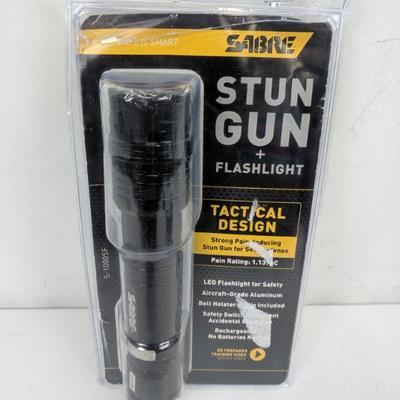 Sabre Stun Gun/ Flashlight - Opened