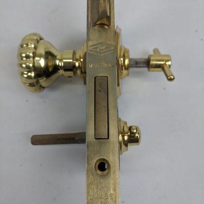 Gold Antique Door Knob Assembly