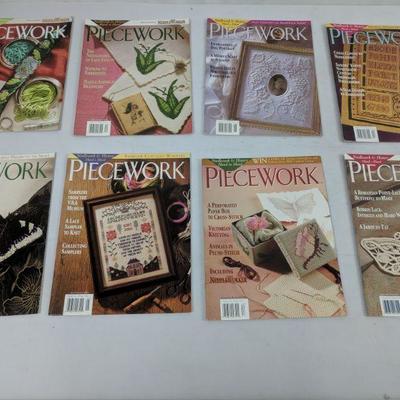 16 Piecework Magazines Nov. 2000 - June 2004