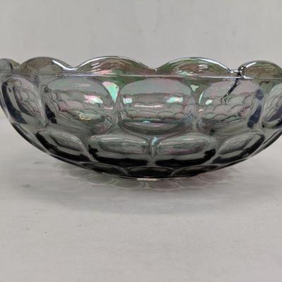 Carnival Glass Textured Bowl