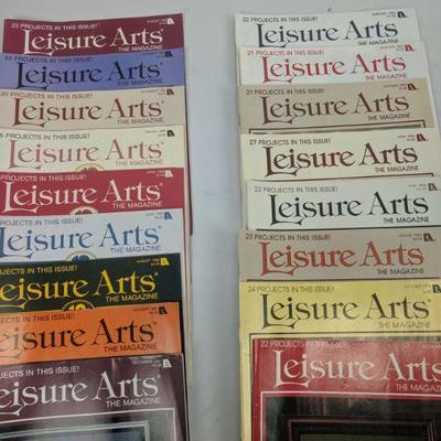 60 Leisure Arts Magazines Nov. 86 - Dec 97