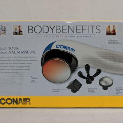 Conair Body Benefits Massage - Massager Works, Heat Does Not