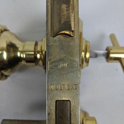 Gold Antique Door Knob Assembly