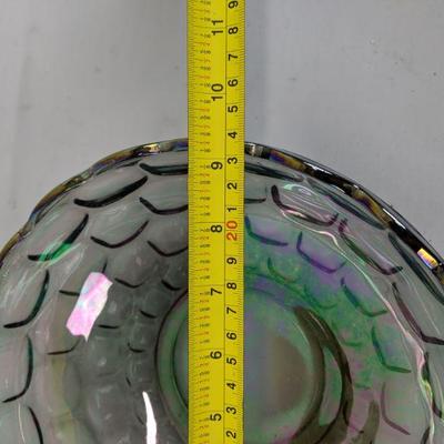 Carnival Glass Textured Bowl