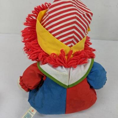 Vintage AmToy Clown Doll, 1983 American Greetings
