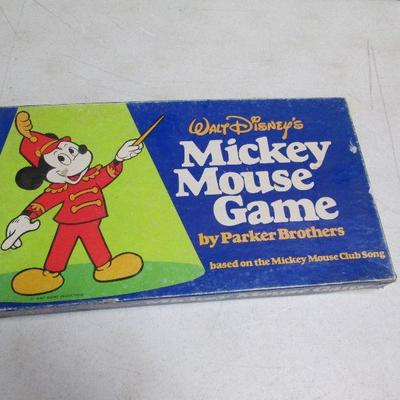 1976 Walt Disney's Mickey Mouse Board Game By Parker Brothers