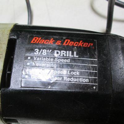 Black & Decker Tools - Drill & Saw