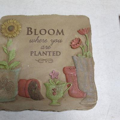 Bloom Where You Are Planted Wall Decor