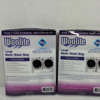 Woolite Large Mesh Wash Bag, Set of 2 - New