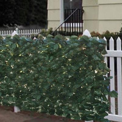ALEKO Privacy Fence Screen - Artificial Hedge - 94 x 39 Inches - Faux Ivy