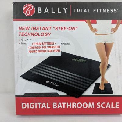 Bally Total Fitness Digital Bathroom Scale 