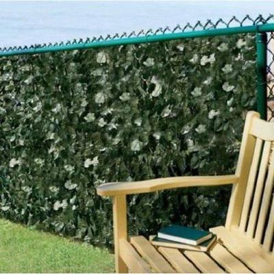 ALEKO Privacy Fence Screen - Artificial Hedge - 94 x 39 Inches - Faux Ivy