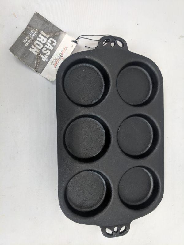 Camp Chef Cast Iron Muffin Topper Pan New