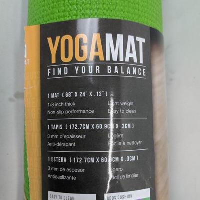 Yoga Mat, Green, 68