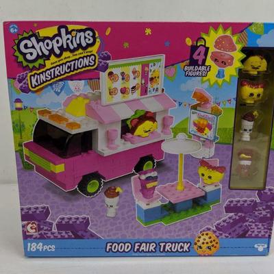 Shopkins Kinstructions Food Fair Truck - New