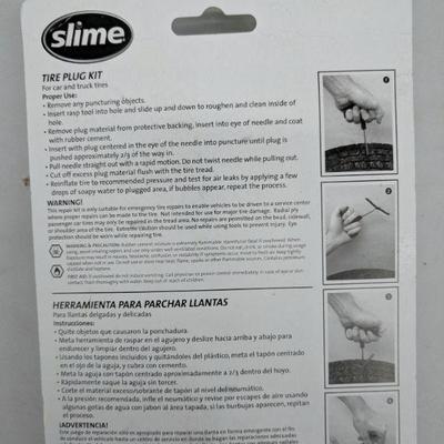 Slime Deluxe Tire Plug Kit, Set of 3 - New