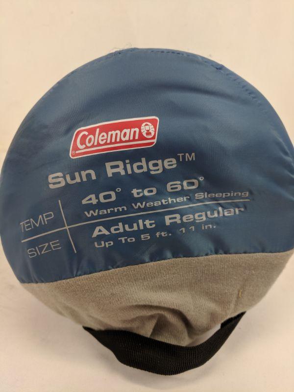 Coleman Sleeping Bag Blue Adult Regular New EstateSales