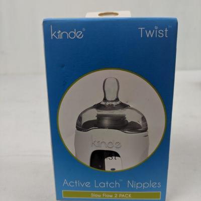 Dr. Brown's Nipples, Kiinde Twist Latch Nipples, & Philips Avent Nipples - New